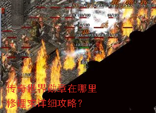 传奇世界勋章在哪里修理求详细攻略? 传奇世界勋章在哪里修理求详细攻略?